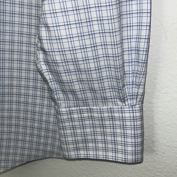 Brooks Brothers 14 1/2 - 2/3 1818 Regent Cotton Dress Shirt windowpane - Picture 8 of 11